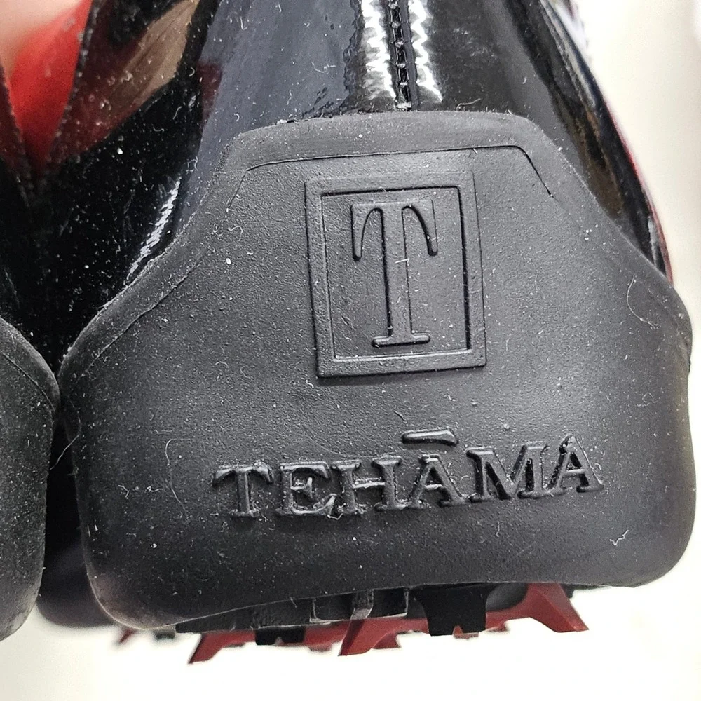 Tehama Smartec Air Golf Spikes Leather Buckle Loafers Shoes Brazil Womens 7.5M‎